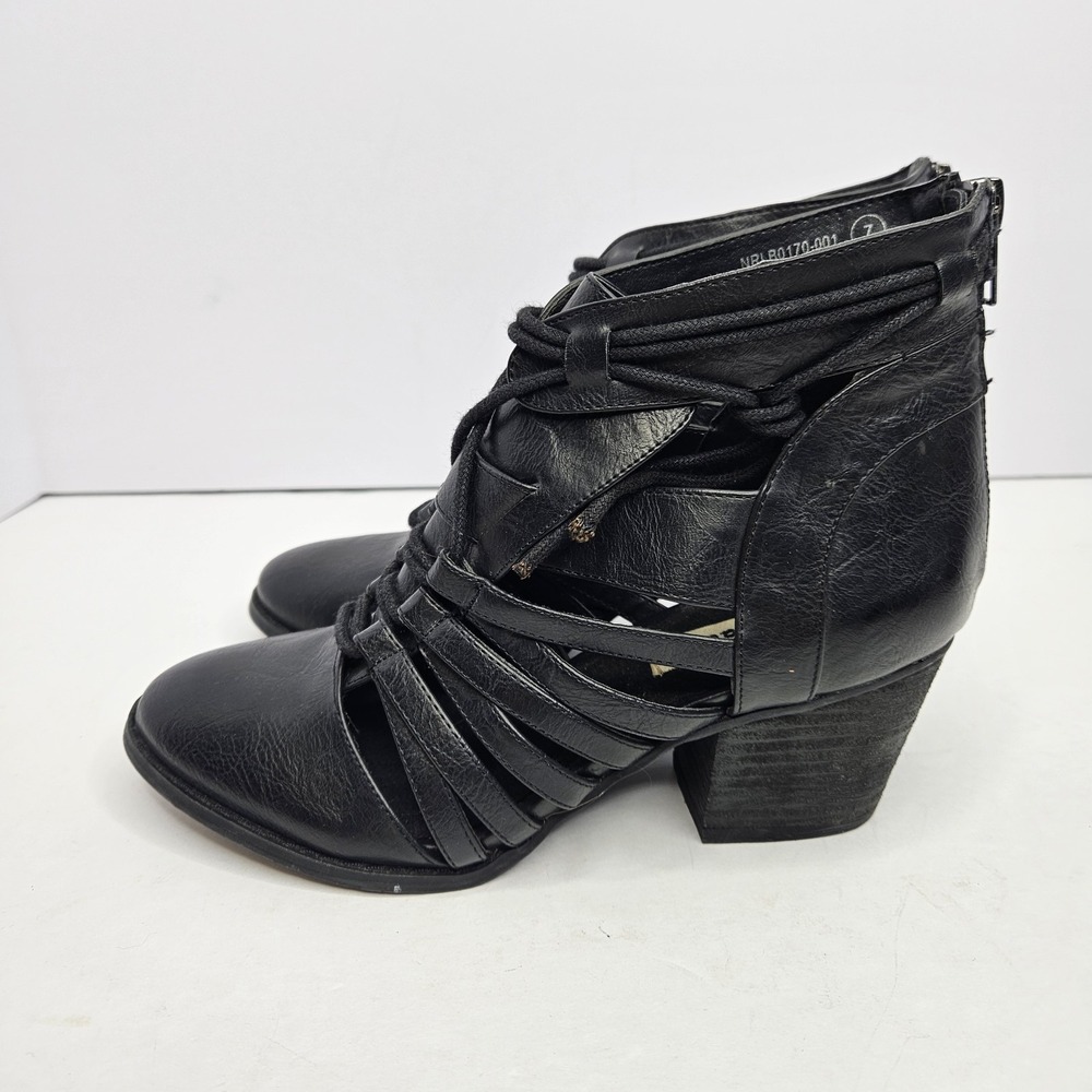 Hot Rated Shoes Black Size 7 Heel 2 1/4" Heel To Toe 10"